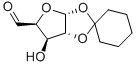 Structure of 1,2-O-CYCLOHEXYLIDENE-ALPHA-D-XYLOPENTODIALDO-1,4-FURANOSE