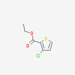 Ethyl 3-chlorothiophene-2-carboxylate结构式