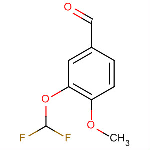 Benzaldehyde, 3-(difluoromethoxy)-4-methoxy-结构式