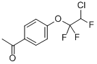 Structure of 1-[4-(2-CHLORO-1,1,2-TRIFLUORO-ETHOXY)-PHENYL]-ETHANONE