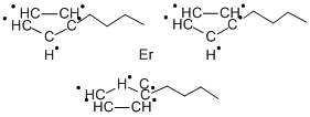 Structure of TRIS(BUTYLCYCLOPENTADIENYL)ERBIUM