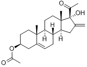 Structure of 3BETA,17ALPHA-DIHYDROXY-16-METHYLENE-5-PREGNEN-20-ONE ACETATE