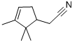 Structure of 2-(2,2,3-Trimethyl-1-cyclopent-3-enyl)acetonitrile