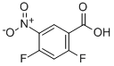 Structure of 2,4-DIFLUORO-5-NITROBENZOIC ACID