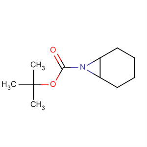 Structure of 7-Azabicyclo[4.1.0]heptane-7-carboxylic acid, 1,1-dimethylethyl ester