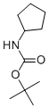 tert-butyl N-cyclopentylcarbamate结构式