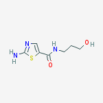 Structure of 2-Amino-N-(3-hydroxypropyl)thiazole-5-carboxamide