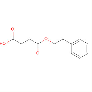 Structure of Butanedioic acid, mono(2-phenylethyl) ester
