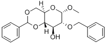 Structure of (2-O-BENZYL-4,6-O-BENZYLIDENE) METHYL-ALPHA-D-GLUCOPYRANOSIDE