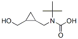 Structure of Carbamic acid, [[2-(hydroxymethyl)cyclopropyl]methyl]-, 1,1-dimethylethyl