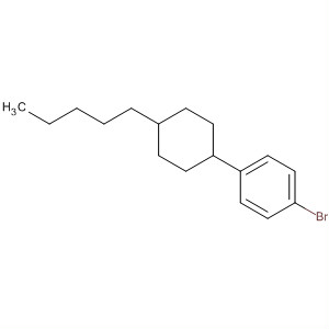 Structure of Benzene, 1-bromo-4-(4-pentylcyclohexyl)-