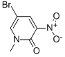 Structure of 5-BROMO-1-METHYL-3-NITROPYRIDIN-2(1H)-ONE