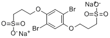 Structure of 1,4-DIBROMO-2,5-BIS(3-SULFONATOPROPOXY)B