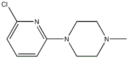 Structure of 1-(6-Chloropyridin-2-yl)-4-methylpiperazine