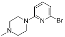 Structure of 6-(4-METHYLPIPERAZIN-1-YL)-2-BROMOPYRIDINE