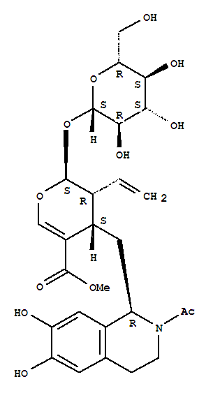 Chemical structure of Ipecoside