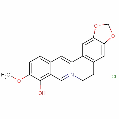 小檗红碱结构式