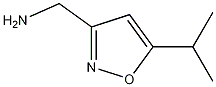 Structure of 1-(5-isopropylisoxazol-3-yl)methanamine