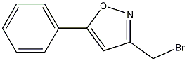 Structure of Isoxazole, 3-(bromomethyl)-5-phenyl-