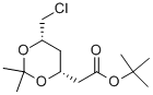Structure of (4R-cis)-6-Chloromethyl-2,2-dimethyl-1,3-dioxane-4-acetic Acid tert-Butyl Ester