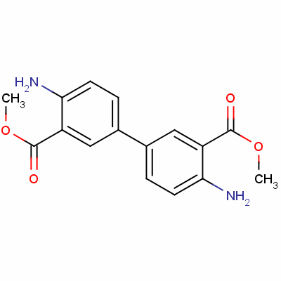 Structure of 33DICARBOMETHOXYBENZIDINE