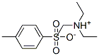 Structure of triethylammonium p-toluenesulphonate