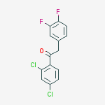 Structure of 1-(2,4-Dichlorophenyl)-2-(3,4-difluorophenyl)ethanone
