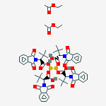 Structure of TETRAKIS[N-PHTHALOYL-(S)-TERT-LEUCINATO]DIRHODIUM BIS(ETHYL
ACETATE) ADDUCT