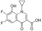 Structure of 1-Cyclopropyl-6,7-difluoro-1,4-dihydro-8-hydroxy-4-oxo-3-quinolinecarboxylic Acid