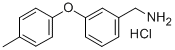 Structure of 3-(4-METHYLPHENOXY)BENZYLAMINE HYDROCHLORIDE