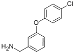 Structure of 3-(4-CHLOROPHENOXY)BENZYLAMINE