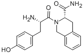 Structure of H-Tyr-L-1,2,3,4-tetrahydroisoquinoline-3-carboxamide . HCl