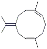 Structure of germacreneB,1,5-dimethyl-8-(1-methylethylidene)-1,5-cyclodecadiene