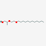 Structure of Glycols, 1,2-, C12-16, ethoxylated propoxylated