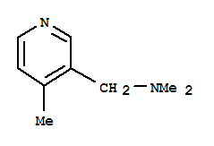 Structure of 3-Pyridinemethanamine,N,N,4-trimethyl-