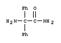 Structure of 2-amino-2,2-diphenylacetamide