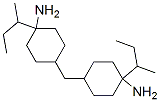 Structure of Cyclohexanamine, 4,4-methylenebisN-(1-methylpropyl)-