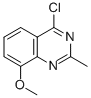 Structure of 4-CHLORO-8-METHOXY-2-METHYL-QUINAZOLINE