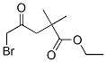 Structure of ETHYL 5-BROMO-2,2-DIMETHYL-4-OXOPENTANOATE