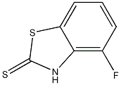 Structure of 4-Fluoro-2(3H)-Benzothiazolethione