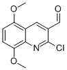 2-CHLORO-5,8-DIMETHOXY-QUINOLINE-3-CARBALDEHYDE结构式