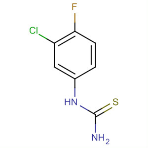 Structure of Thiourea, (3-chloro-4-fluorophenyl)-