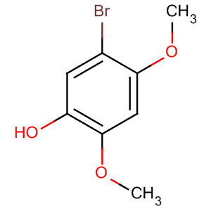 Phenol, 5-bromo-2,4-dimethoxy-结构式