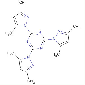 1,3,5-Triazine, 2,4,6-tris(3,5-dimethyl-1H-pyrazol-1-yl)-结构式