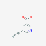Structure of methyl 5-ethynylnicotinate