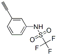 Methanesulfonamide,  N-(3-ethynylphenyl)-1,1,1-trifluoro-结构式