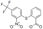 2-[[2-硝基-4-(三氟甲基)苯基]硫代]苯甲酸结构式