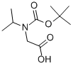 Structure of N-BOC-N-ISOPROPYL-AMINO-ACETIC ACID