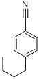 4-(4-CYANOPHENYL)-1-BUTENE结构式