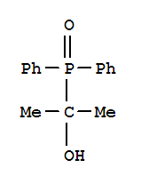 Structure of Diphenyl(2-hydroxy-2-propyl)phosphineoxide